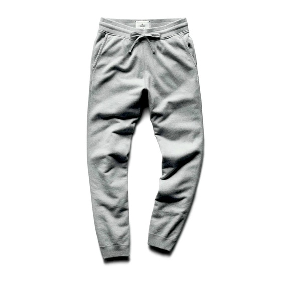 New Reigning Champ LIGHTWEIGHT TERRY SLIM SWEATPANT Heather Grey Medium M - Picture 1 of 3